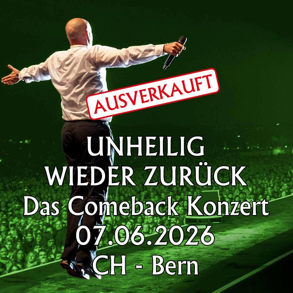Unheilig Konzert Bern 07.06.2026 in Bern